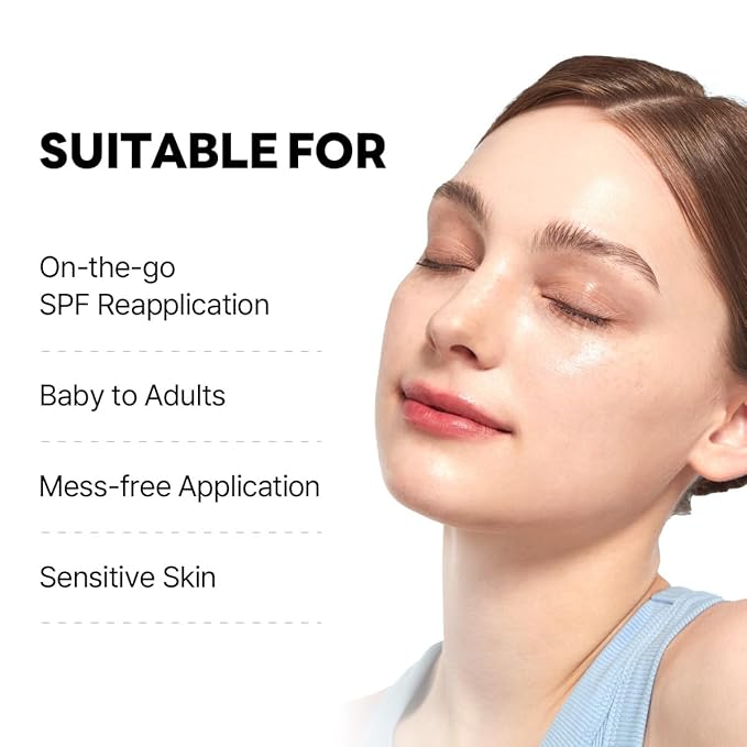 Round Lab Birch Juice Moisturizing UV Lock Sun Cushion, SPF50+ Broad Spectrum, 0.52 oz | Mineral Sunscreen for Sensitive Skin, Clean, Non-Toxic UV Protection for On-the-Go, Moisturizing&No White Cast