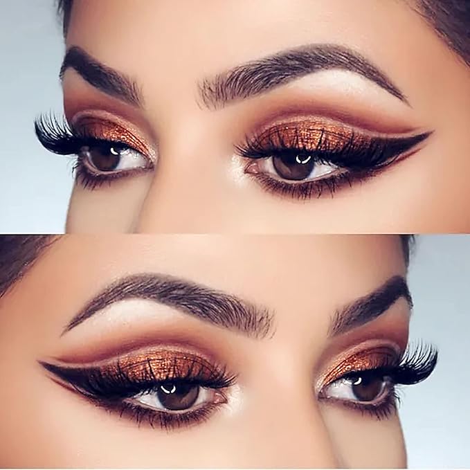 MSQ Eye Makeup Brushes 8pcs Eyeshadow Makeup Brushes Set with Bag Soft Synthetic Hairs for Eyeshadow, Eyeliner, Blending, Concealer, Nose Shadow (Khaki)