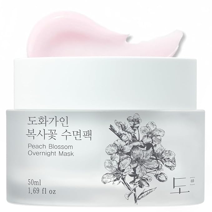Gentle Peach Blossom Overnight Mask l Vitamin C, Rejuvenating, Hydrating l Product of Korea - 1.69 fl. Oz