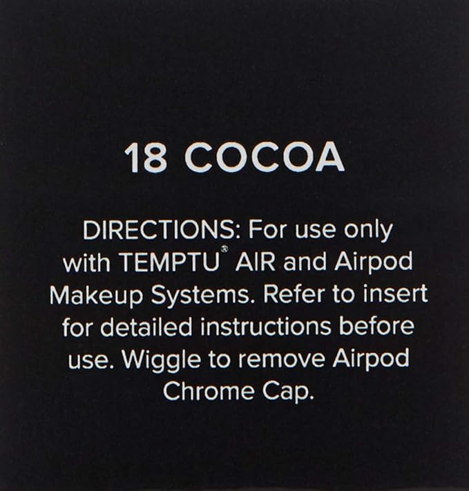 TEMPTU Perfect Canvas Airbrush Foundation Airpod: Anti-Aging Long-Wear Makeup, Buildable Coverage Semi-Matte, Natural Finish