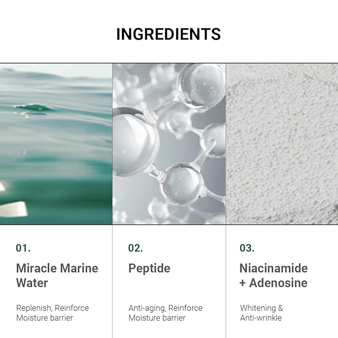 HEIMISH Marine Care Eye Cream 1.01fl.oz/30ml, Anti Aging Under Eye Cream, Rich Hydrating Formula with Peptides, Niacinamine for Dark Circles, Puffiness & Wrinkles, Korean Skincare