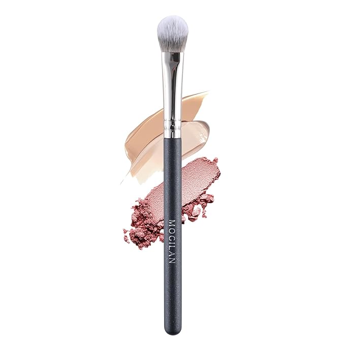 Concealer Brush Under Eye Brightening Eye Blending Makeup Brush For Eye Cream and Concealer Covers Blemishes Imperfections Dark Circles Blending with Powder Liquid Cosmetics Face Brush 274