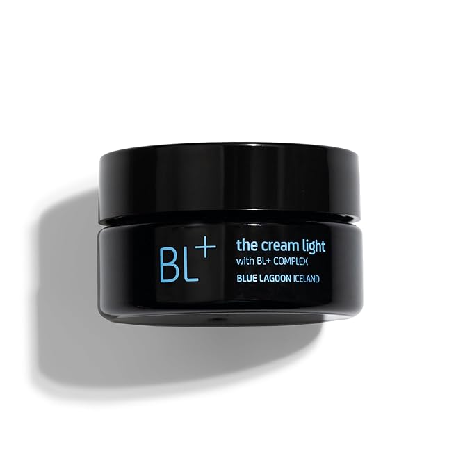 Blue Lagoon - BL+ The Cream Light Gel Moisturizer | Sustainable, Bioactive Luxury Skincare (Full Size, .5 oz | 15 ml)