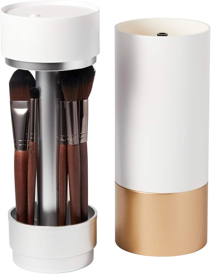 Makeup Brushes UV Sanitizer (Standard, White/Rose Gold)