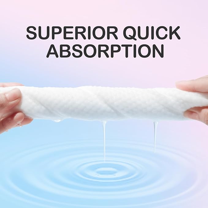 Disposable Face Towel, 50% Thicker, Soft for Sensitive Skin, Multipurpose Cleaning Cloth, 70 Count, 24 pack