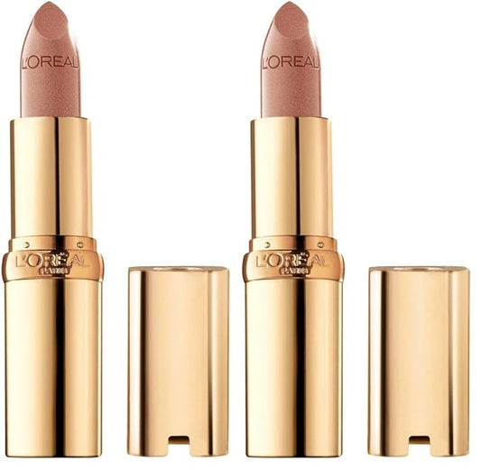 L'Oreal Paris Colour Riche Original Creamy, Hydrating Satin Lipstick with Argan Oil and Vitamin E, Bronze Coin, 1 Count (Pack of 2)