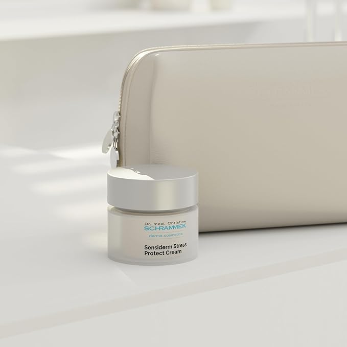 Sensiderm Stress Protect Cream (1.7 fl oz) - for Irritated & Dry Skin - Rich Day & Night Cream - with Panthenol & Aloe Vera - Day Cream - Face Moisturizer - Dr. Schrammek