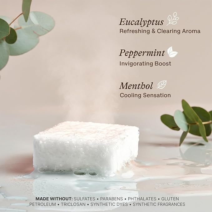 Shower Steamers Aromatherapy - USA Made with Natural Ingredients & Eucalyptus Essential Oil, Large Shower Bombs, Relaxation Spa Gifts for Women & Men, Unique Self Care Gifts