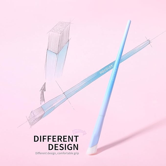 Docolor Makeup Brushes 16Pcs Makeup Brush Set with Makeup Bag Makeup Sponge & Brush Cleaning Pad Professional Face Powder Kabuki Foundation EyeShadow Concealers Brush Kit Gift Box Fantasy Series Ⅲ