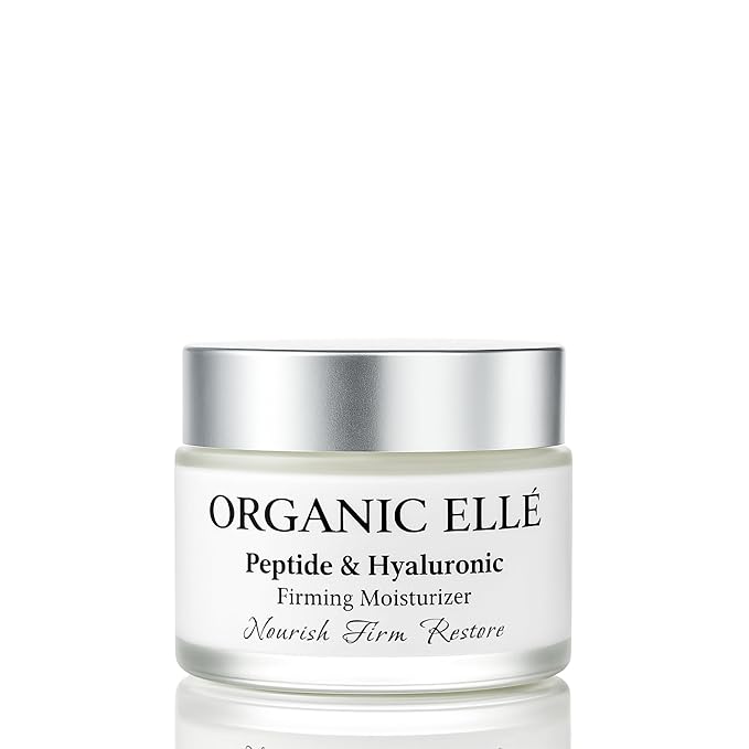 Peptide & Hyaluronic Firming Moisturizer, Anti-Aging Face Cream with Botanical Extracts, Fragrance Free