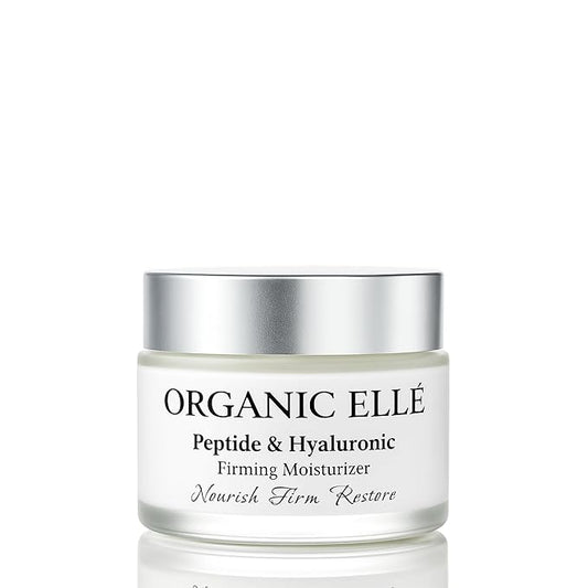 Peptide & Hyaluronic Firming Moisturizer, Anti-Aging Face Cream with Botanical Extracts, Fragrance Free