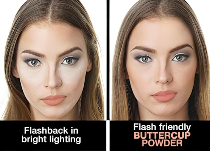 Sacha BUTTERCUP Rosé Mini Setting Powder. No Ashy Flashback. Blurs Fine Lines and Pores. Loose, Translucent Face Powder to Set Makeup Foundation or Concealer. For All Skin Tones, 0.35 oz.