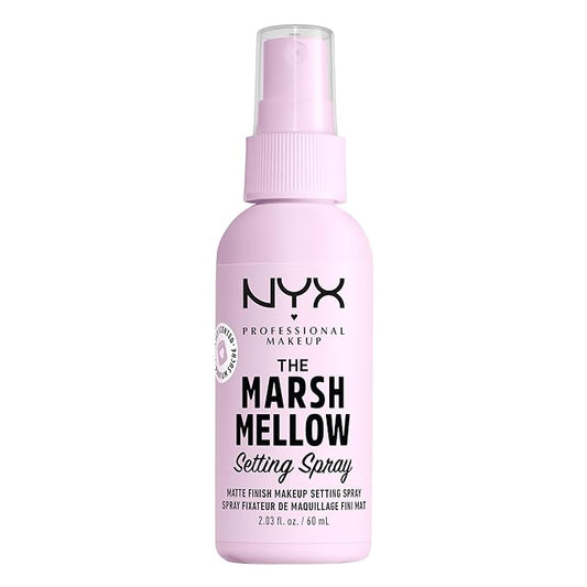NYX PROFESSIONAL MAKEUP Marshmellow Makeup Setting Spray, Matte Setting Spray Mist for 16HR Make Up Wear - Long-Lasting, Vegan Formula
