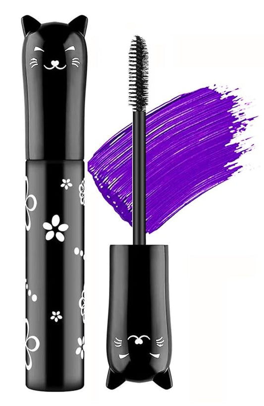 Purple Mascara For Eyelashes Waterproof Voluminous Colored Lengthening Curling Defining
