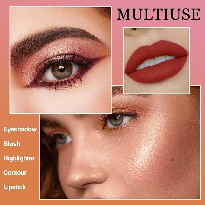 O'CHAIN 40 Colors Makeup Palette Set, with 30 Eye Shadows, 5 Lipsticks, 5 Face and 15 Professional Makeup Brushes, Vegan & Cruelty-Free, for All Skin Tones Beauty Kit