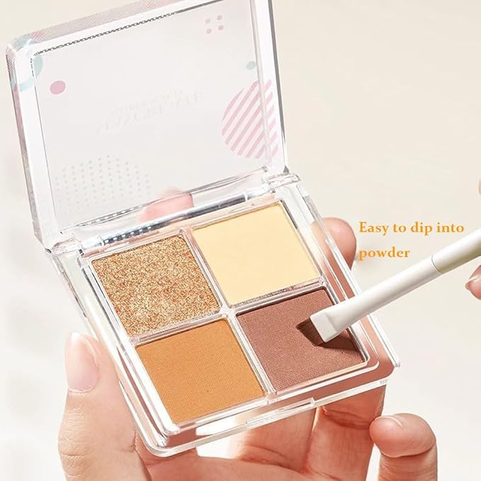 4 PCS Fine Angled Eyeliner Brush Set,Ultra Thin Liner Brush,Angled Flat Gel Eye Liner Makeup Brushes,Fine Point Eyeliner Brushes for Women Girls