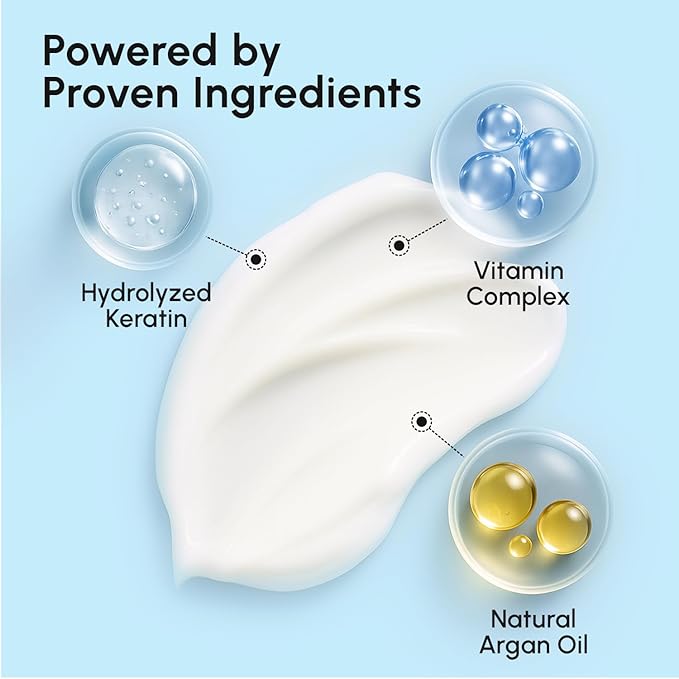 MAREE Leave In Conditioner for Dry Damaged Hair - Leave In Conditioner for Curly Hair - Care for Women & Men with Keratin & Argan Oil - Fine Spray Alternative Moisturizer - Acondicionador Para Cabello