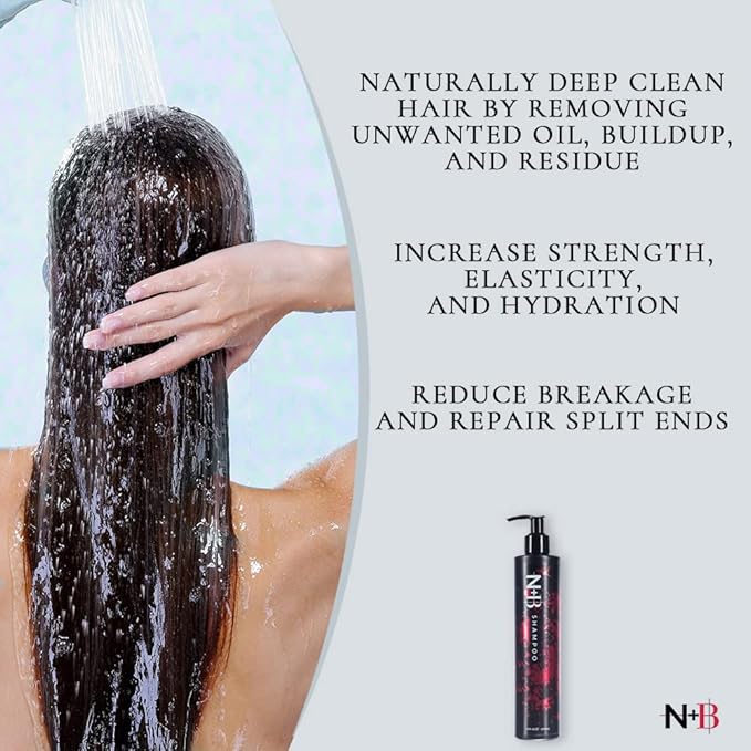 N+B Core Collection | Paraben-Free | For All Hair Types and Textures | Strengthens and Hydrates | Made in the USA (Shampoo/Conditioner/Body Wash)
