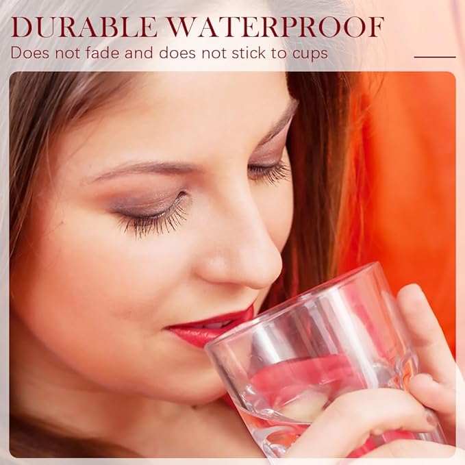 12 Colors Cream Texture Lipstick, 2026 Upgrade 12 Colors Lips Staining Lip Oil Long Lasting Lip Gloss Natural Non-Stick Non-Fading Liquid Lipstick, Hydrating Lip Tint Waterproof LipStain (#4)