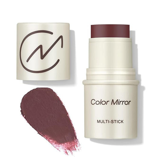 Multi-Use Makeup Stick - Blush, Lipstick, Eyeshadow & Highlighter For All Skin, Buildable Color, Long-Lasting, Lightweight, Natural Soft Finish(30 Bordeaux Matte), 0.158 oz