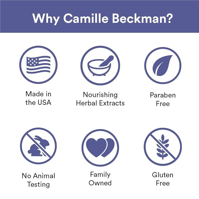 Camille Beckman Glycerine Hand Therapy Cream, Blackberry Lavender, 8 Ounce