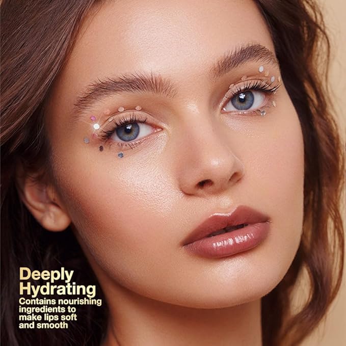 2Pcs Honey Lipstick Tinted Lip Balm, Sheer Hydrating Lip Stain for All Skin Tones, Natural Lightweight Lips Gloss Makeup for Women, Vegan & Cruelty-Free