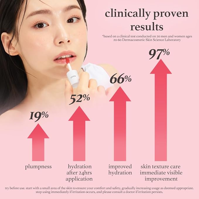 NOONI Korean Lip Oil - Appleplum | Long-Lasting, Moisturizing, Plumping, Revitalizing for Dry Lips, Waterproof, No Peel Off, Korean Tint, Hydrating, Nourishing Crystal Clear, 0.12 FL Oz