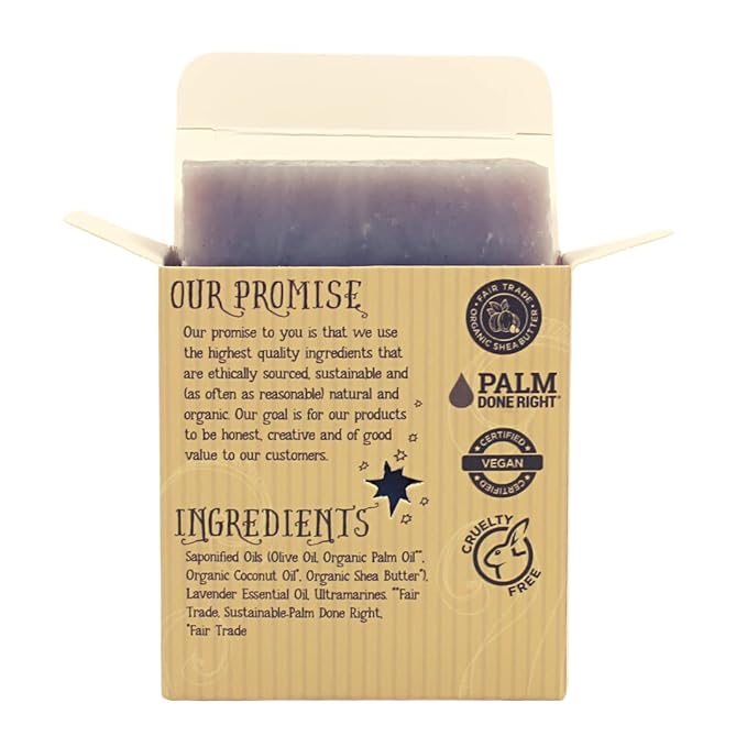 Lavender Purple Bar Soap – Floral Herbal Scent – 3 Pack