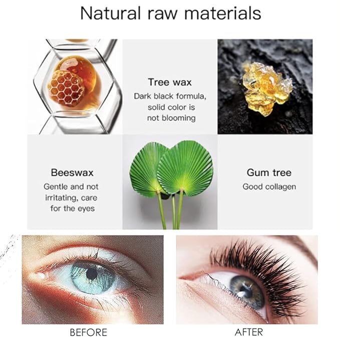 4D Silk Fiber Lash Mascara Extension - Voluminous Fiber Mascara - Waterproof & Smudge-Proof - Long-Lasting, No Flaking, No Clumping - All Day Exquisitely Full (3 Packs)