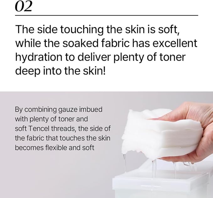 mixsoon Centella Asiatica Toner Pad,Soothing, Hydration, Centella Extract, Gauze Pad, (180ml/ 6.08fl.oz/ 120 Sheets)