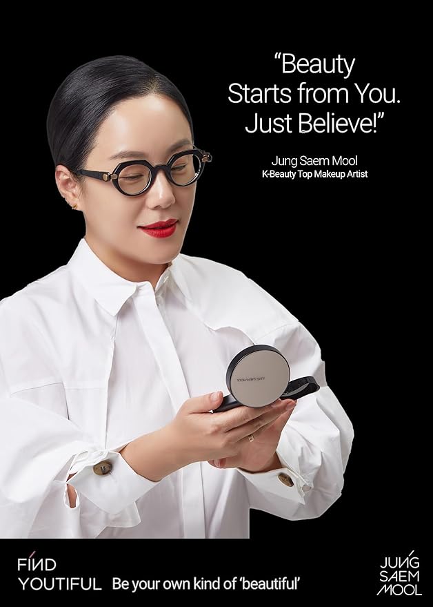 [JUNGSAEMMOOL OFFICIAL] Essential Skin Nuder Cushion (07 Medium) | Refill not Included | Natural Finish | SPF50 Broad Spectrum | Foundation Makeup | Korean Makeup Artist Brand