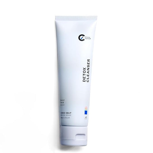 CHROMAT Detox Cleanser – 90mL – Daily Face Wash with Exfoliating Peptides, Hydration Boost, Skin Barrier Strengthening