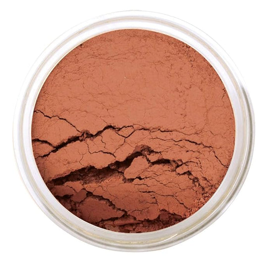 Bellaterra Cosmetics Mineral Loose Blush - Contouring, Long Lasting, Illuminating in 5 Shades for All Skin Types. (SUNSET PLUM, 9g)
