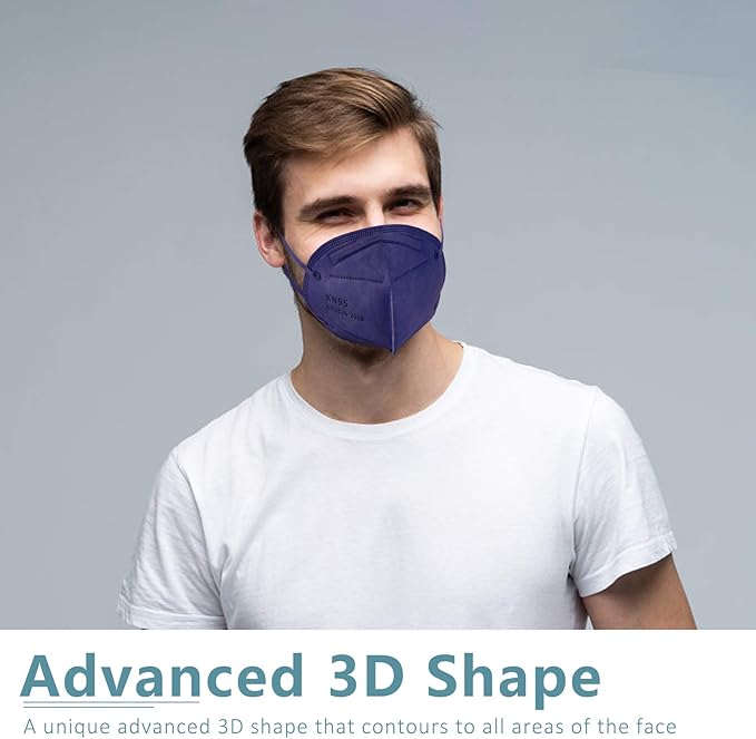 ChiSip Disposable Face Masks, 5 Layer Breathable Masks for Adult, Men, Women