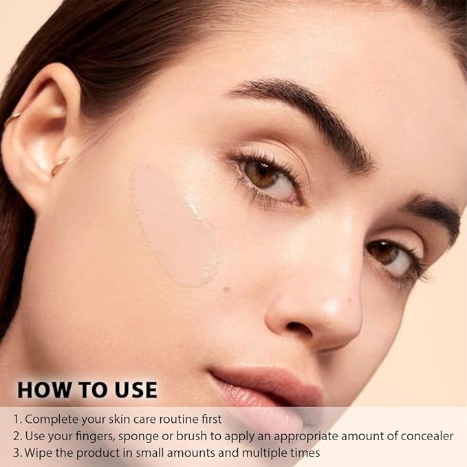 Kaely Under Eye Concealer for Older Women, Color Correcting Full Coverage Concealer for Dark Circles, Puffiness, Redness, Corrector de ojeras, Waterproof Anti Aging, Natural Matte Finish, Medium