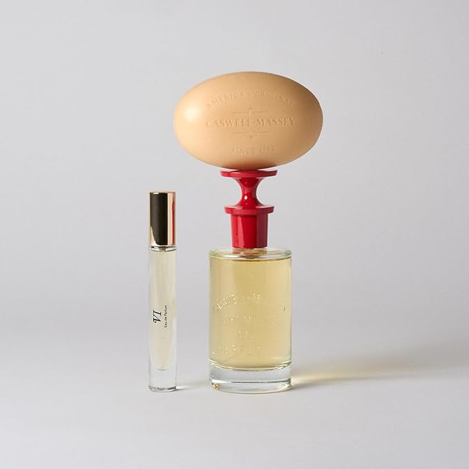 Caswell-Massey Number Six Natural Bar Soap for Men, Moisturizing Body Soap Bar for All Skin Types, Made with Essential Oils & Plant-Based Formula for Soft Skin, Made in USA, 5.8 oz