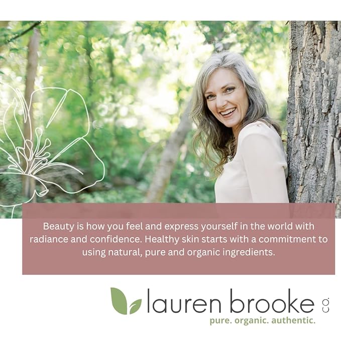 Lauren Brooke Cosmetiques Pressed Eye Shadow Duo, Richly Pigmented Natural Eyeshadow, EU Certified Organic Makeup For Women (Morning Dew/Summer Wind)