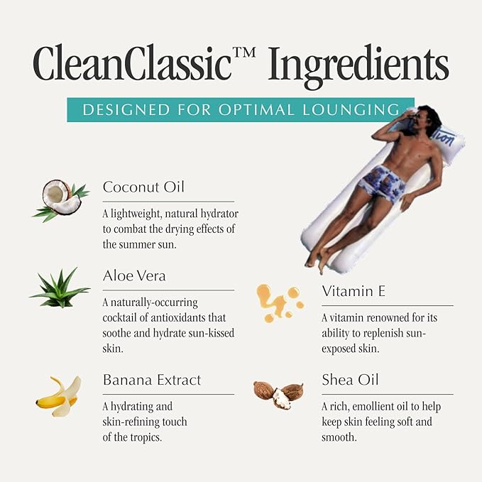 Vacation Classic Sunscreen Spray SPF 50, Water-Resistant, Lightweight, Transparent on All Skin Tones, Dermatologist-Tested, Vegan, 6 Fl. Oz. (Value Pack of 3)