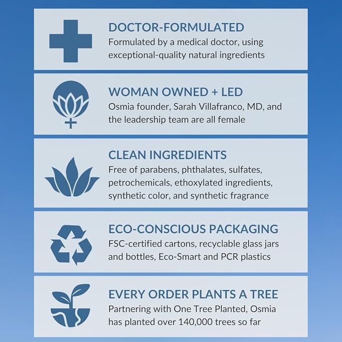 Osmia Skincare - Natural Naked Body Oil | Rosehip, Borage, + Sweet Almond Oils | Soften, Smooth, Nourish | Clean Beauty For Healthy Skin (1 fl oz | 30 ml)