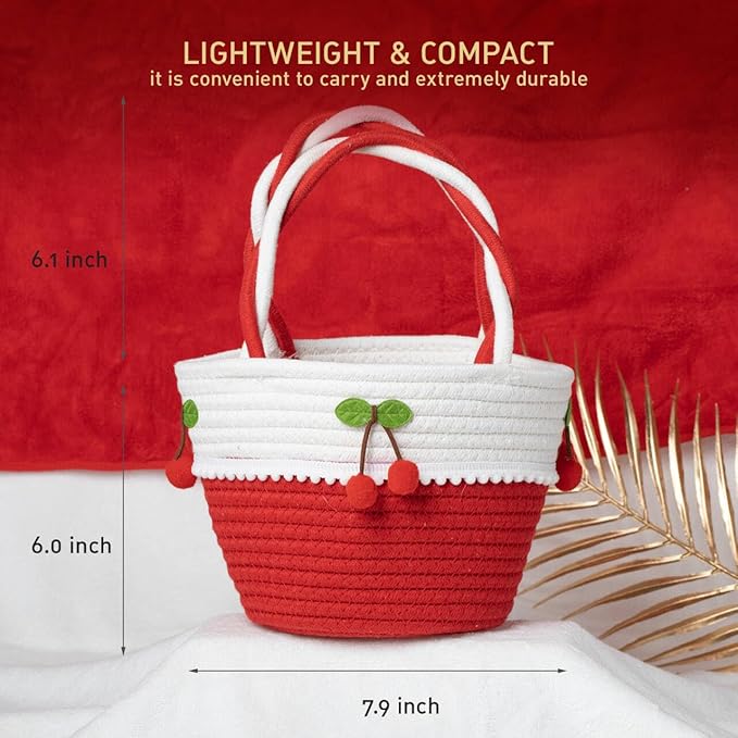 Spa Gifts for Women, Cherry & Berry Spa Gift Set for Teenage Tote Bag, Shower Gel, Hand & Body Lotion, Hitrees Birthday for Best Friend Woman, Mom, Mothers Day