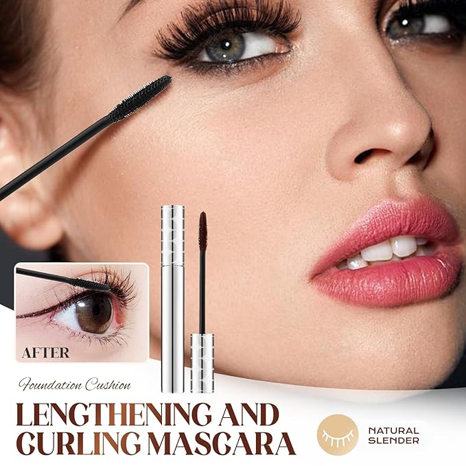 Mascara for Older Women 60 Plus, 2025 New Mascara Volume and Length for Mature Women with Thinning Lashes, Waterproof Long Lasting for Eyelash Makeup (Black)