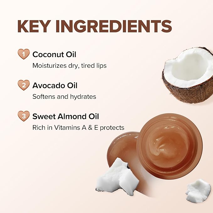 Klavuu Lip Mask Sleeping Pack (0.7oz) – Overnight Deep Hydrating Korean Lip Balm Treatment for Very Dry, Chapped Lips | Lip Lightening & Plumping with Instant Hydration | Gentle Exfoliating (Coconut)