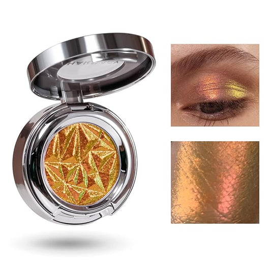CHARMACY Duochrome Eyeshadow, Insane Shifters Chameleon Eyeshadow, Creates High-Impact, Metallic Eye Looks, 100% Vegan and Cruelty Free (Chameleon-#802, 0.06 Ounce (Pack of 1))
