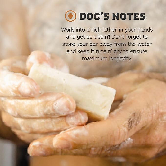 Dr. Squatch Natural Bar Soap for Men - Cold Process Soap with No Harsh Chemicals - Alpine Sage, Bay Rum, Bourbon, Eucalyptus & Goat's Milk (5 oz, 5-Pack)