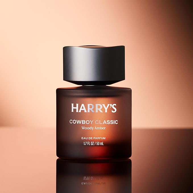 Harry's Cowboy Classic Men's Cologne - Woody Amber Scent - 1.7 fl oz - Notes of Bergamot, Cedarwood & Musk - Long-Lasting Eau de Parfum Men's Fragrance