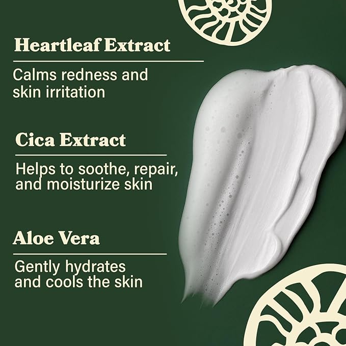 LE GUSHE Heartleaf Foam Face Wash - Gentle Facial Cleanser for Deep Cleansing - With Cica & Hyaluronic Acid - Soothing Face Wash for Women - Inspired by Korean Skin Care (150 ml/5.07 fl oz)