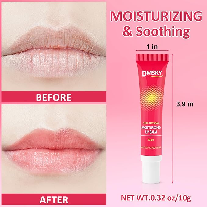 Dmsky Lip Gloss Bulk 12 Pack, Hydrating Squeeze Clear Lip Gloss Set with Shea Butter, Moisturizing High Shine Glossy Lip Oil for Dry Chapped Lips-12 Flavors