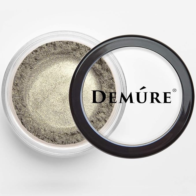 Demure Mineral Make Up (Moss) Eye Shadow, Shimmer Eyeshadow, Loose Powder, Glitter Eyeshadow, Eye Makeup, Professional Makeup
