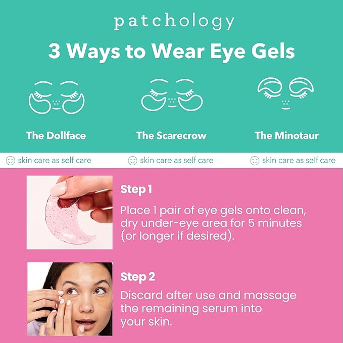 Patchology Hydrating Under Eye Gel Patches – I Do Crew Bridesmaid Gift Set with Rosé & Bubbly Serve Chilled Eye Masks (6 Count) – Cooling, Depuffing Skincare for Bridal Prep, Gifting & Self-Care