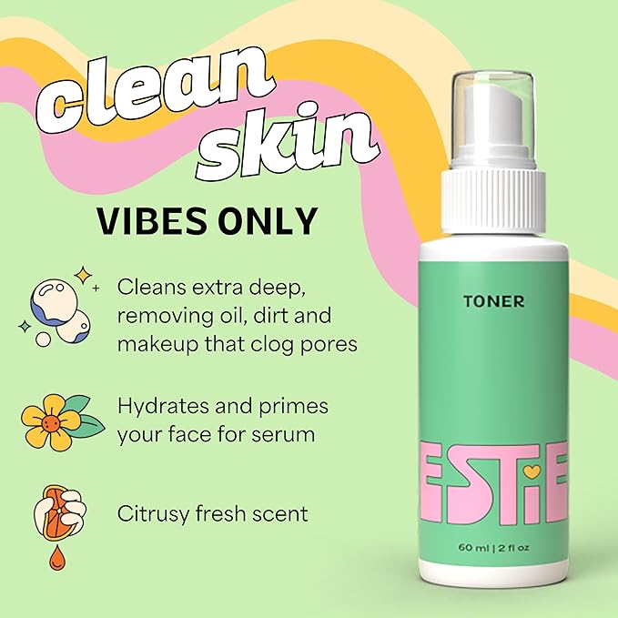 InstaNatural BESTIES Gentle Teen Spray Face Toner | with Vitamin C, Hyaluronic Acid, Niacinamide for Hydration, Smoothness, Even Skintone | Simple Skincare for Healthy Skin (for All Skin Types)